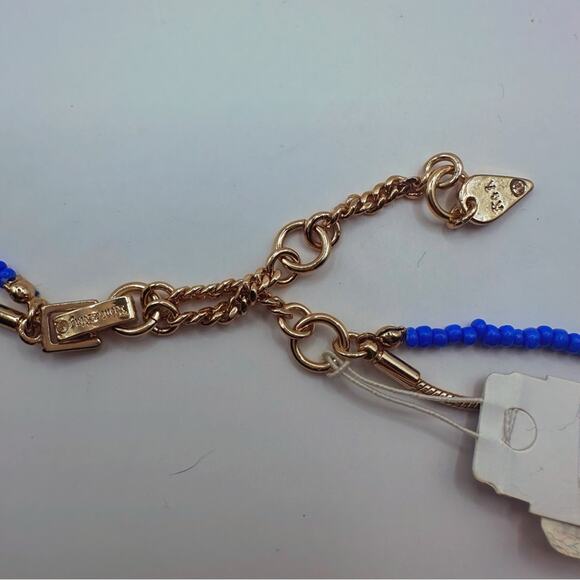 Kent & King Double Strand Chain Bead beaded Statement Necklace NWT - Picture 7 of 13